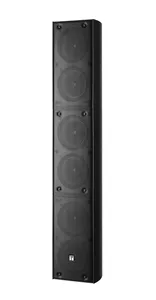 TOA TZ-606B Q-TEE Kolumna głośnikowa 60W; efektywność 95dB SPL, pasmo przenoszenia 150Hz-16kHz, terminal wciskany, czarna