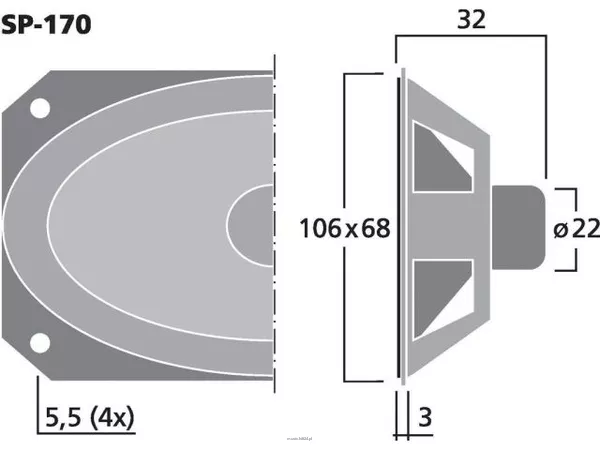 Monacor SP-170 - 2