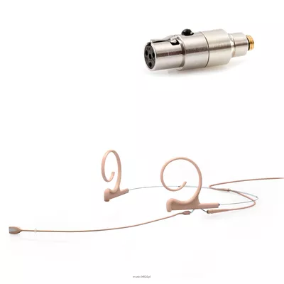 DPA 4188-DC-F-F10-LH - 4188 CORE Directional Flex Headset Mic, 120 mm Boom, Beige, TA4F Mini-XLR