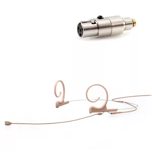 DPA 4188-DC-F-F10-LH - 4188 CORE Directional Flex Headset Mic, 120 mm Boom, Beige, TA4F Mini-XLR