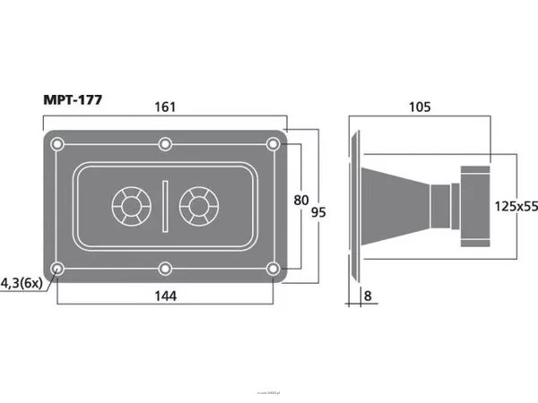 Monacor MPT-177 - 2