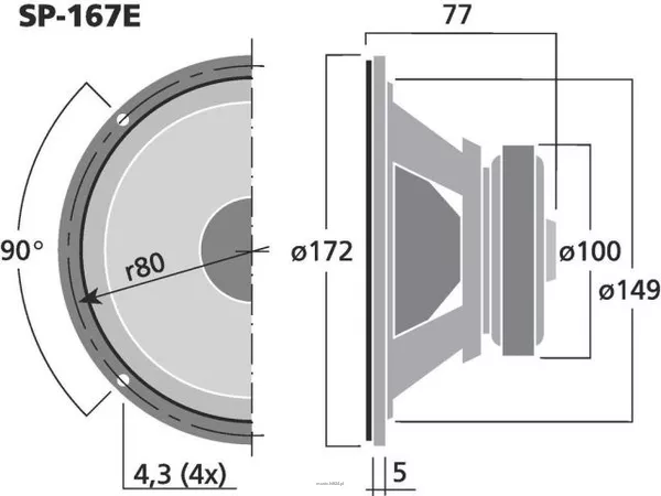 Monacor SP-167E - 3