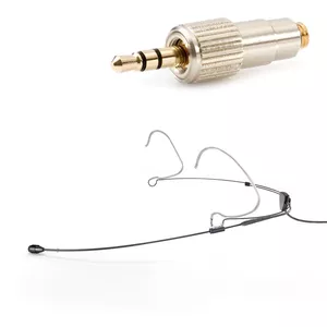 DPA 4466-OC-R-B34 - 4466 CORE Omni Headset Mic, Black, Mini-Jack