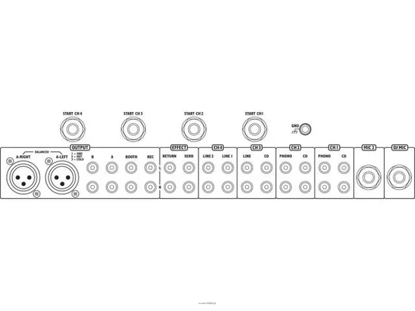 Monacor MPX-206/SW - 2