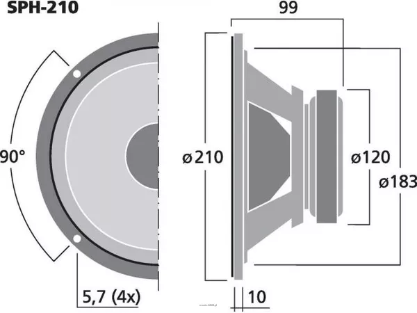 Monacor SPH-210 - 3