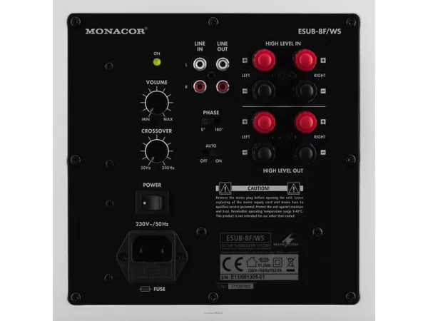 Monacor ESUB-8F/WS - 2