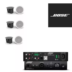 Bose Business 6 – 6 x FreeSpace FS2C + Veritas 1100BH – kompletny zestaw nagłośnienia do kawiarni i lokalu