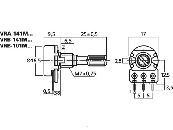 Monacor VRA-141M50 - 2
