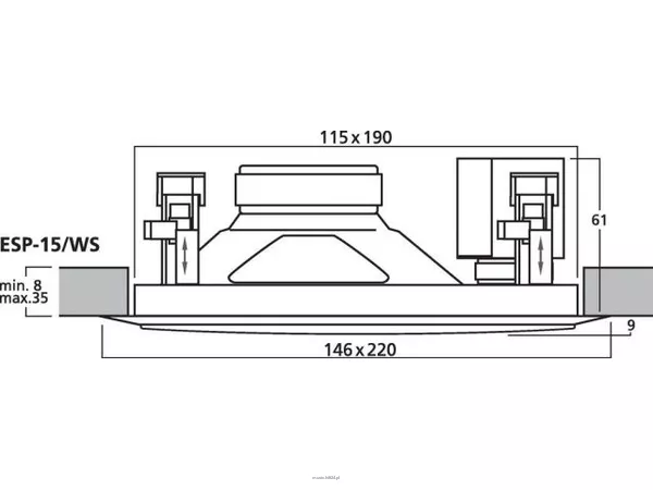 Monacor ESP-15/WS - 4