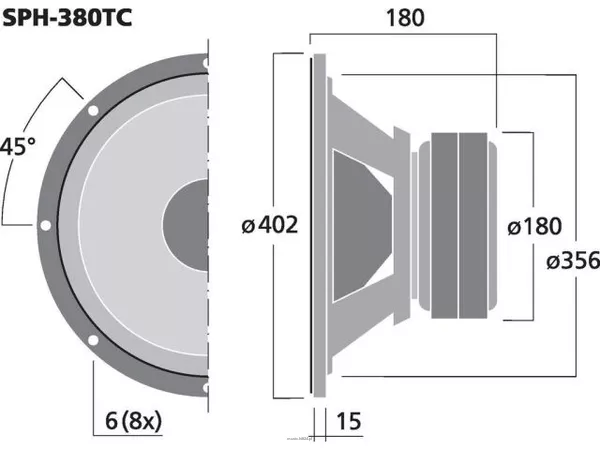 Monacor SPH-380TC - 3