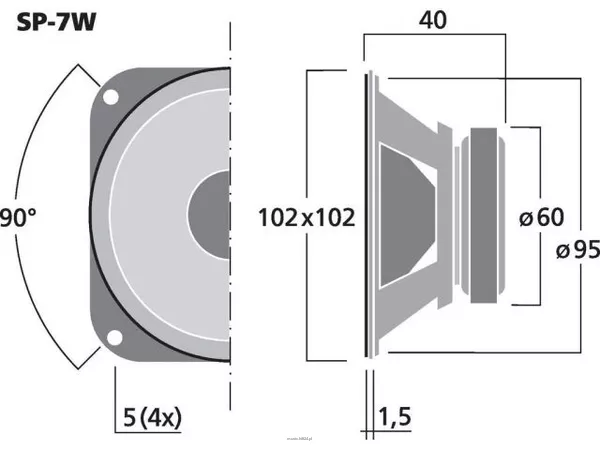 Monacor SP-7W - 3
