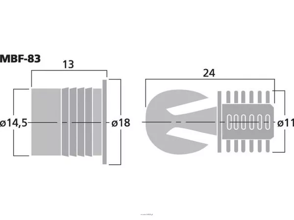 Monacor MBF-83 - 2