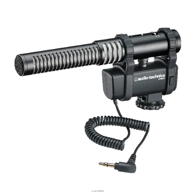 Audio-technica AT8024 - Mikrofon nakamerowy Mono/Stereo z osłoną przeciwwietrzną