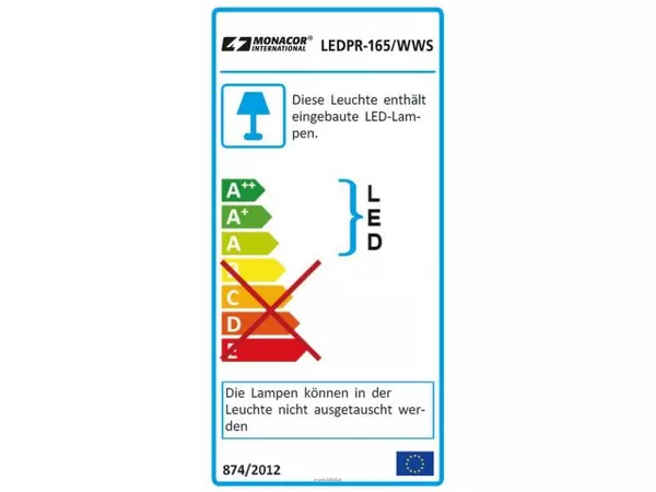 Monacor LEDPR-165/WWS - 3