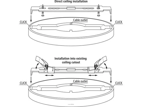 Monacor LEDPR-165/WWS - 5