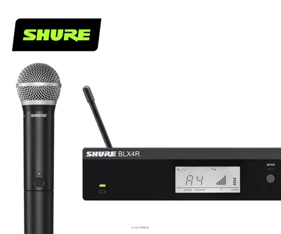 Shure BLX24RE/PG58 System bezprzewodowy w obudowie rack