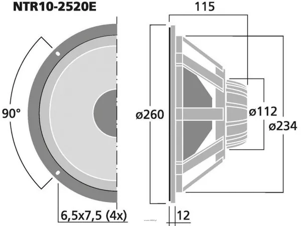 Monacor NTR10-2520E - 2