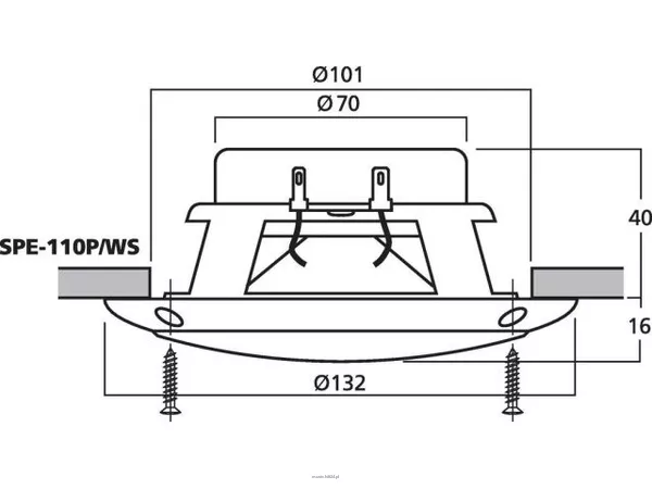 Monacor SPE-110P/WS - 2