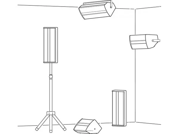 Monacor PAB-306/WS - 2