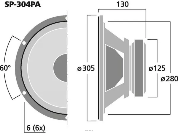 Monacor SP-304PA - 3
