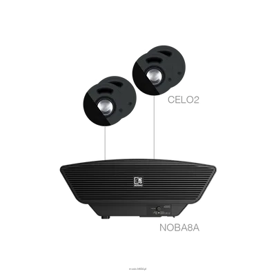 Audac SONA4.5  4x CELO2 + NOBA8A Zestaw nagłośnienia sufitowego  do 50 m2