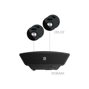 Audac SONA4.5  4x CELO2 + NOBA8A Zestaw nagłośnienia sufitowego  do 50 m2
