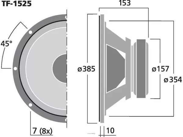 Monacor TF-1525 - 3