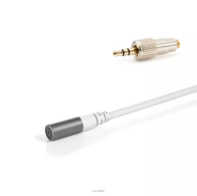 DPA 6060-OC-U-W34 - 6060 CORE Omni Submini Mic, Normal SPL, White, Mini-Jack