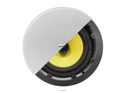 WORK IC 8 K PRO GŁOŚNIK SUFITOWY / bezramkowa maskownica na magnes / membrana KEVLAR / woofer 8 cali / moc: 40 W RMS 100 V lub 120 W RMS 8 ohm / pasmo: 40 – 22.000 Hz / IP 65