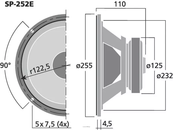 Monacor SP-252E - 3