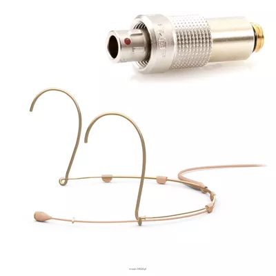 DPA 4066-OC-A-F03-LH-S - 4066 CORE Omni Headset Mic, Beige, 3-pin LEMO, Small