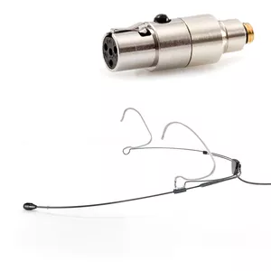 DPA 4466-OC-R-B10 - 4466 CORE Omni Headset Mic, Black, TA4F Mini-XLR