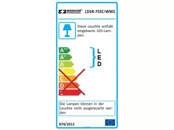 Monacor LDSR-755C/WWS - 5