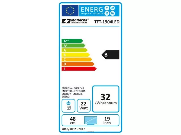 Monacor TFT-1904LED - 3