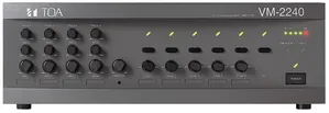 TOA VM-2120 Wzmacniacz 5 przełączanych stref głośnikowych w technologi 100V z regulacją 120 W