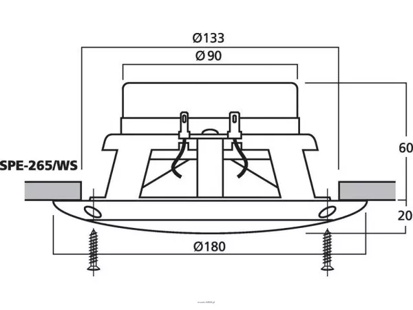 Monacor SPE-265/WS - 2