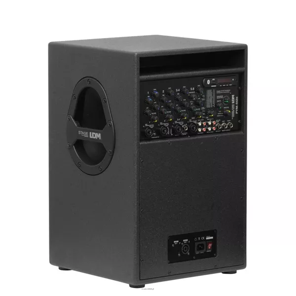 LDM PYM-512SL 200W (2 x 200W/4Ω) Wbudowany moduł BTC (odtwarzacz Mp3 / odbiornik BT)  do nagłaśniania średniej wielkości imprez np. zabaw tanecznych. apeli szkolnych, konferencji i szkoleń. - 5