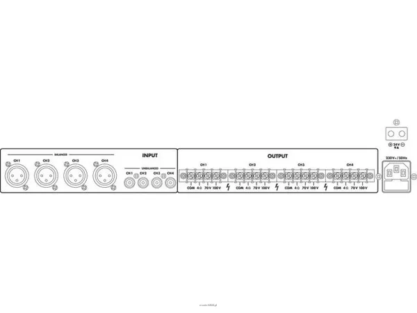 Monacor PA-1450D - 2