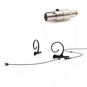 DPA 4166-OC-F-B10-LH - 4166 CORE Omni Flex Headset Mic, 110 mm Boom, Black, TA4F Mini-XLR