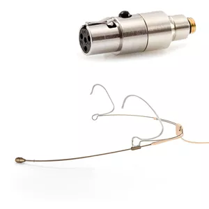 DPA 4466-OC-R-F10 - 4466 CORE Omni Headset Mic, Beige, TA4F Mini-XLR