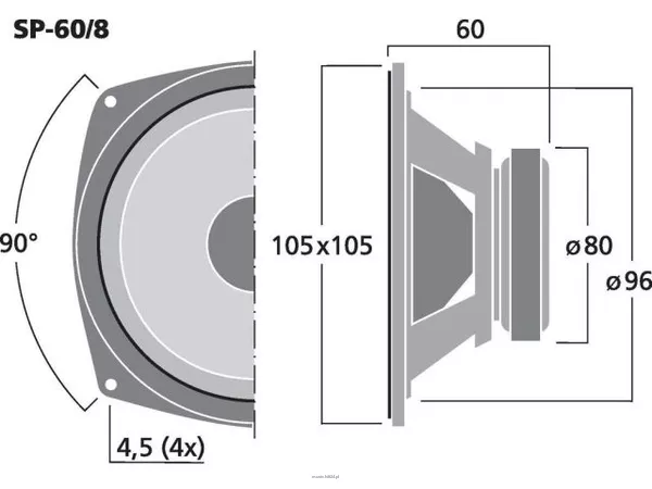 Monacor SP-60/4 - 3
