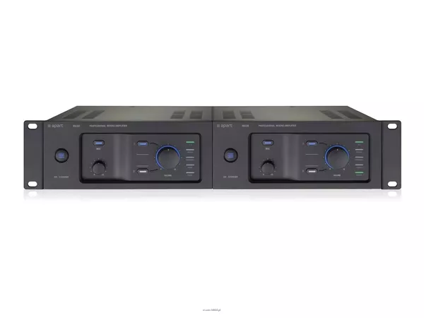 Biamp MA30 kompaktowy cyfrowy wzmacniacz miksujący z intuicyjnym sterowaniem i funkcją AUTOSLEEP; , 1x30W/100V/70V/4Ω; - 3