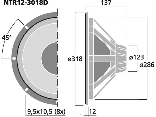 Monacor NTR12-3018D - 5
