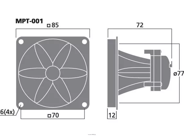 Monacor MPT-001 - 2