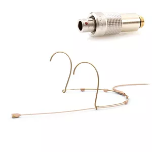 DPA 4088-DC-A-F03-LH-S - 4088 CORE Directional Headset Mic, Beige, 3-pin LEMO, Small