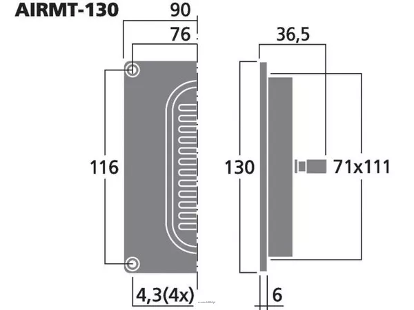 Monacor AIRMT-130 - 3