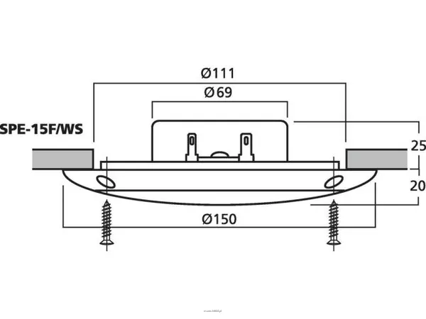 Monacor SPE-15F/WS - 2