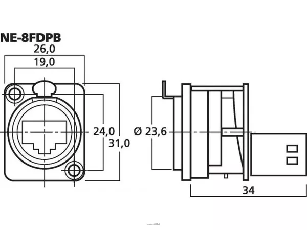Monacor NE-8FDPB - 2
