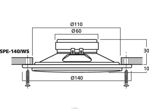 Monacor SPE-140/WS - 2