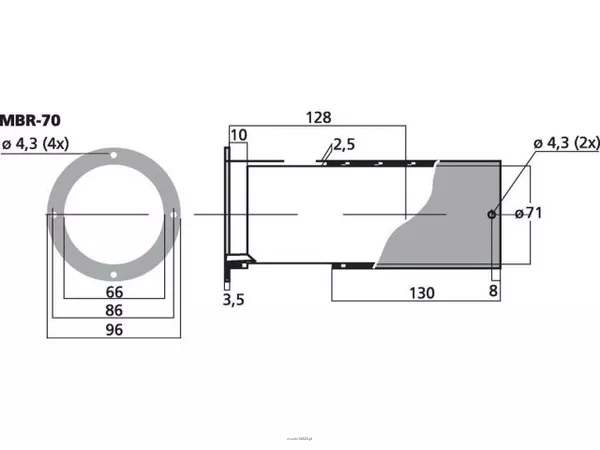 Monacor MBR-70 - 2